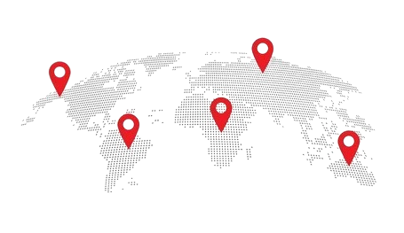 World coverage map